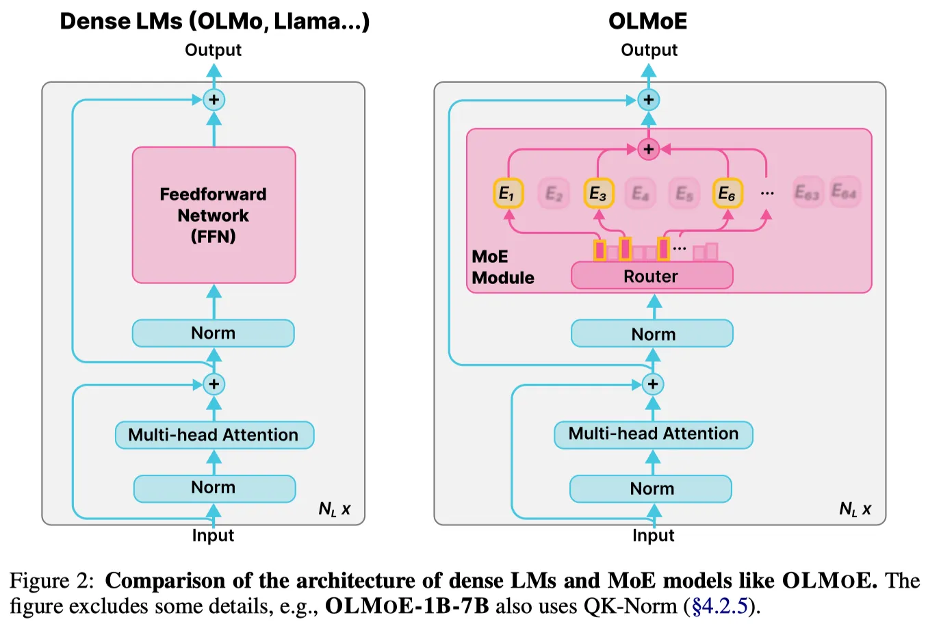 Architecture of olmoe
